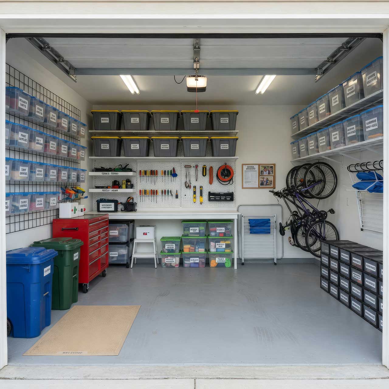 Organized storage containers and locations in RapidThings